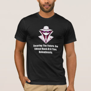 Toekomstige ethische hack onverbiddelijk beveilige t-shirt