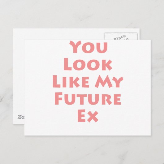 Toekomstige ex briefkaart (Voorkant / Achterkant)