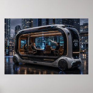 Toekomstige Executive Vergadering – Mobiele Bestuu Poster