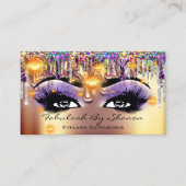 Toekomstige Eyelash Gold Drivers Holograaf maken a Visitekaartje (Voorkant)