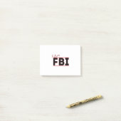 Toekomstige FBI Post-it® Notes (Op bureau)