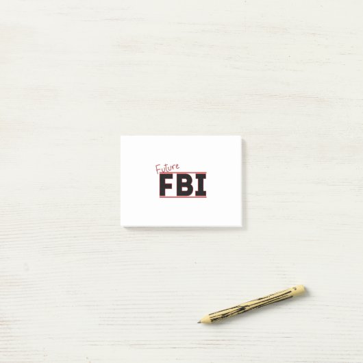 Toekomstige FBI Post-it® Notes (Op bureau)