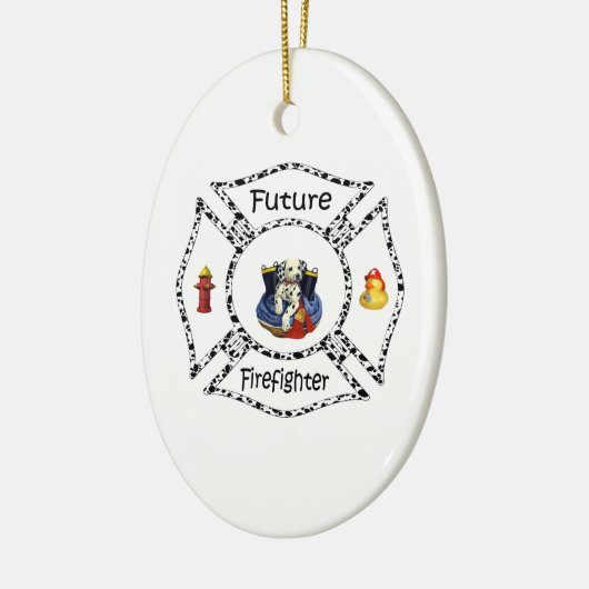 Toekomstige FF Dalmation Keramisch Ornament (Links)