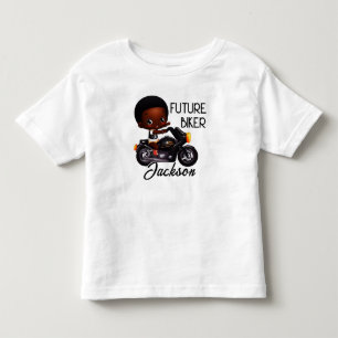 Toekomstige Fiets met Kind en Motorfiets Kinder Shirts