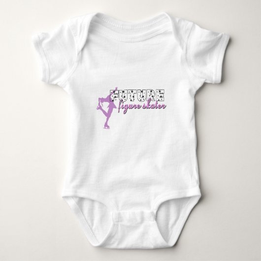 TOEKOMSTIGE FIGURERSKATER Baby/Baby Romper (Voorkant)