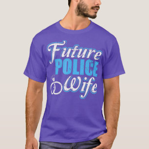 Toekomstige financiële Verloving van de politie T-shirt