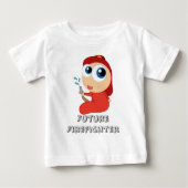 Toekomstige Fireman Baby T-shirt (Voorkant)