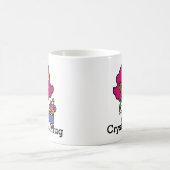 Toekomstige Floristisch meisje met bloemen Koffiemok (Center)