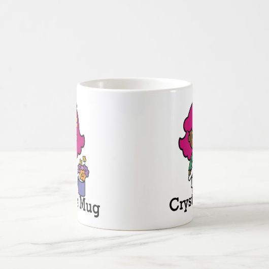 Toekomstige Floristisch meisje met bloemen Koffiemok (Center)