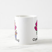 Toekomstige Floristisch meisje met bloemen Koffiemok (Center)