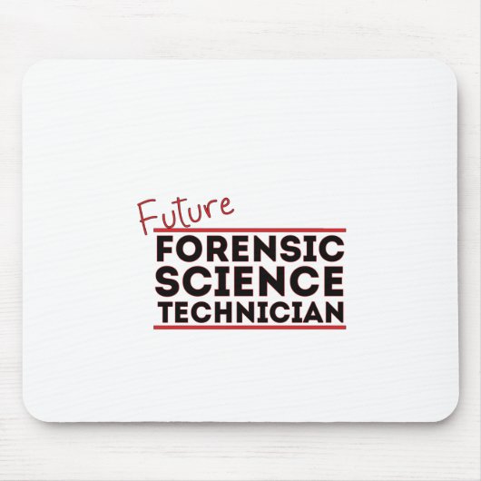 Toekomstige forensische technicus muismat (Voorkant)