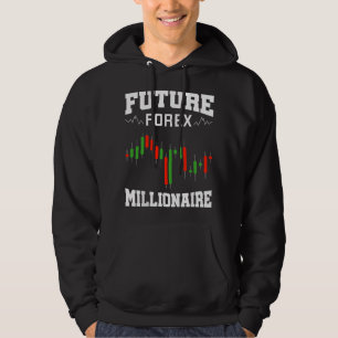 Toekomstige Forex-miljardair-handelaars Forex-hand Hoodie