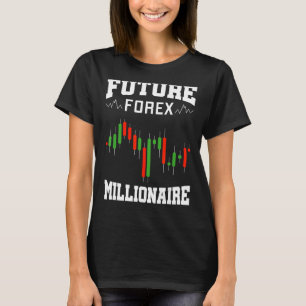 Toekomstige Forex-miljardairshandelaars Forex-hand T-shirt