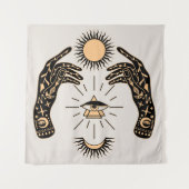 Toekomstige Forseen / Fortune Teller Palm Reader Wandkleed (Voorkant)