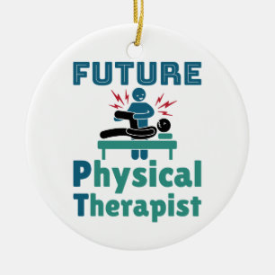 Toekomstige Fysiotherapeut Fysiotherapie Student Keramisch Ornament