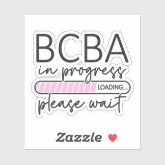 Toekomstige gedragsanalist BCBA in uitvoering Sticker