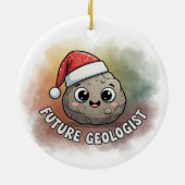 Toekomstige geoloog keramisch ornament (Achterkant)