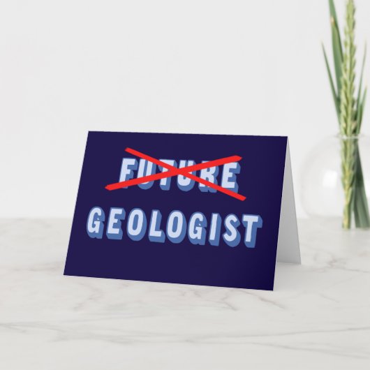 Toekomstige geoloog niet meer kaart (Voorkant)