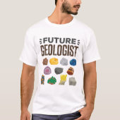 Toekomstige geoloog Rocks Pareltjes T-shirt (Voorkant)