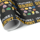 Toekomstige geoloog-student cadeaupapier (Rol Hoek)