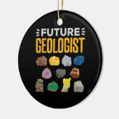 Toekomstige geoloog-student keramisch ornament (Links)