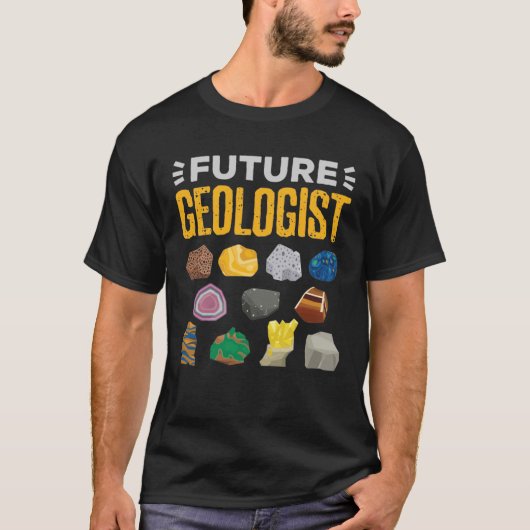 Toekomstige geoloog-student t-shirt (Voorkant)