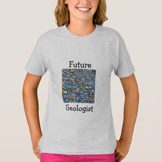 Toekomstige geoloog t-shirt (Voorkant)