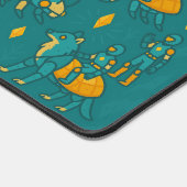 Toekomstige Gepantserde Kever en Robot Gezel  Bureaumat (Hoek)