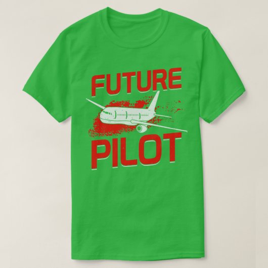Toekomstige geschenk van de pilotenvliegschool — G T-shirt (Design voorkant)