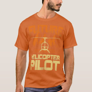Toekomstige geschenk voor helikopterpiloot t-shirt