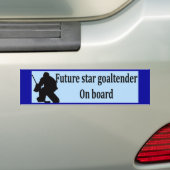 Toekomstige Goaltender Bumpersticker (Op auto)