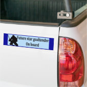 Toekomstige Goaltender Bumpersticker (Op Truck)