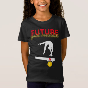 Toekomstige Gold Medalist Girls Gymnastics T-Shirt