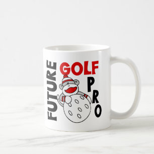 Toekomstige Golf Pro Sock Monkey Koffiemok