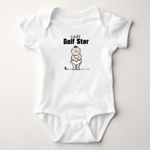 Toekomstige Golf Star Baby Meisje T-shirts voor On