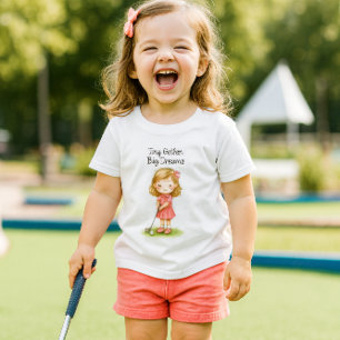 Toekomstige Golfer Baby Meisje of Kinder Shirts