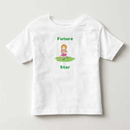 Toekomstige Golfster Kinder Shirts (Voorkant)