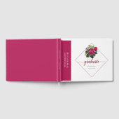 Toekomstige Graduatie Doctor Floral Trendy Script Gastenboek (Volledig)