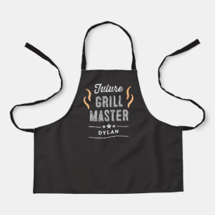 Toekomstige grill Master Editable Color Kind Apron Schort