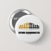 Toekomstige grootmeester (Chess Set) Ronde Button 5,7 Cm (Voorkant /achterkant)