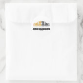 Toekomstige grootmeester (Chess Set) Ronde Sticker (Tas)