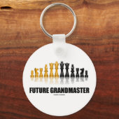 Toekomstige grootmeester (Chess Set) Sleutelhanger (Voorkant)