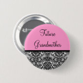 Toekomstige grootmoeder ronde button 5,7 cm (Voorkant /achterkant)