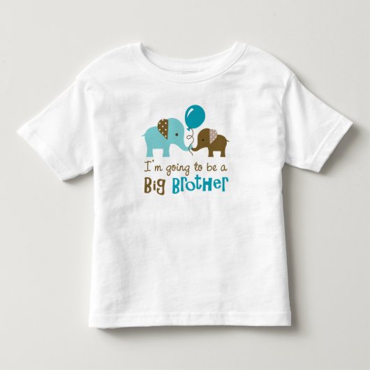 Toekomstige grote broer - Mod Elephant Kinder Shirts (Voorkant)
