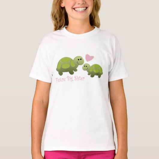 Toekomstige grote zuster t-shirt (Voorkant)