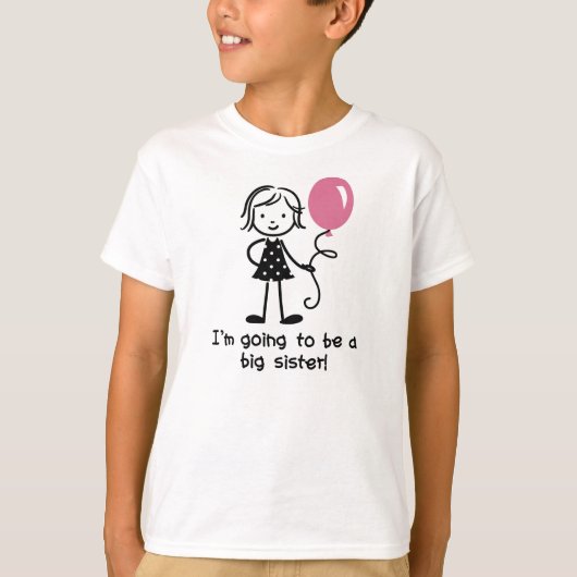 Toekomstige grote zuster t-shirts voor meisjes (Voorkant)