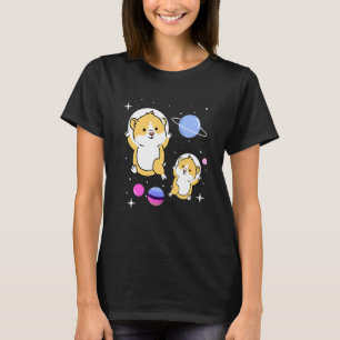 Toekomstige hamster in de ruimte t-shirt