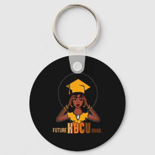 Toekomstige Hbcu Afgestudeerde Geschiedenis Zwart Sleutelhanger