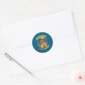 Toekomstige Hbcu Afgestudeerde Juneteenth School Ronde Sticker (Envelop)