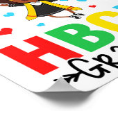 Toekomstige Hbcu Afgestudeerde Meisje Afstuderen H Poster (Hoek)